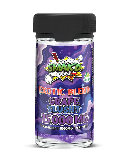 SMAK'D Exotic Blend Gummies - Grape Slushy