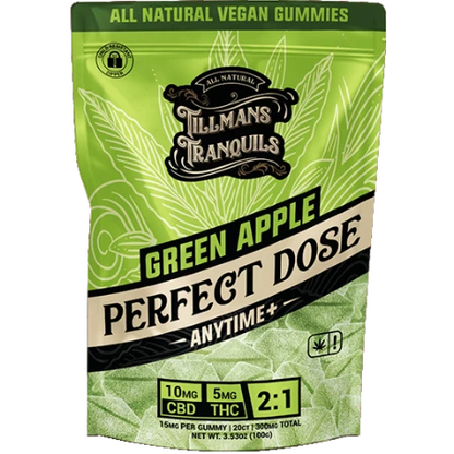 Tillman Tranquils CBD:THC Gummies Green Apple