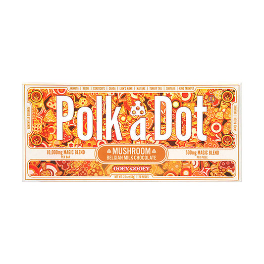 Polk A Dot Mushroom Blend Chocolate Bar | 10,000mg