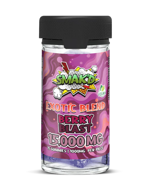 SMAK'D Exotic Blend Gummies - Berry Blast