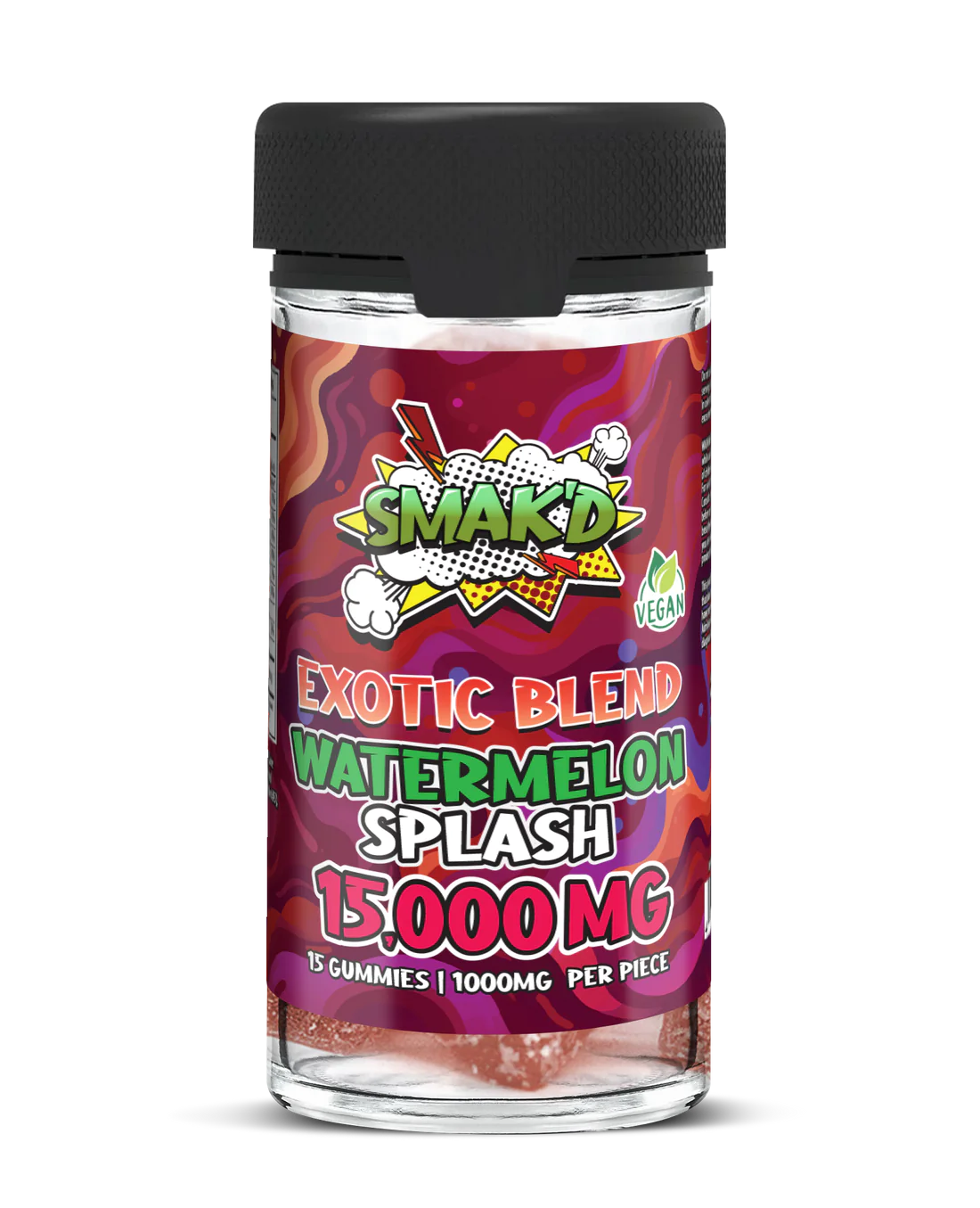 SMAK'D Exotic Blend Gummies - Watermelon Splash