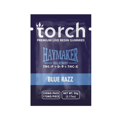 Torch Haymaker Blend Gummies Blue Razz