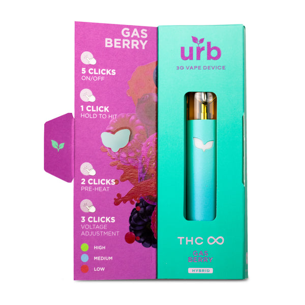 URB THC Infinity Disposable GasBerry