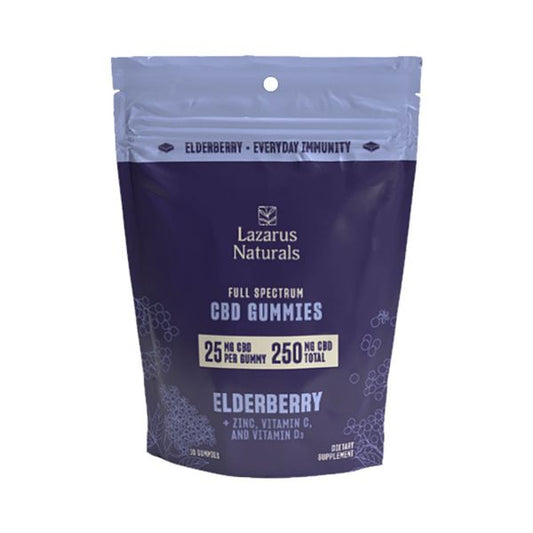 Lazarus Naturals CBD Gummies Elderberry 40ct