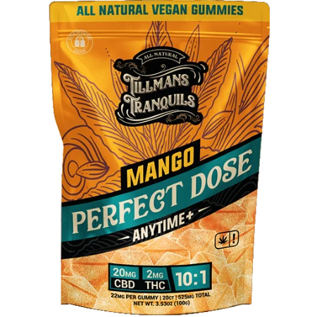 Tillman Tranquils CBD:THC Gummies Mango