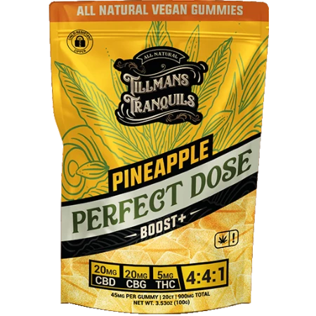Tillman Tranquils CBD:CBG:THC Gummies Pineapple