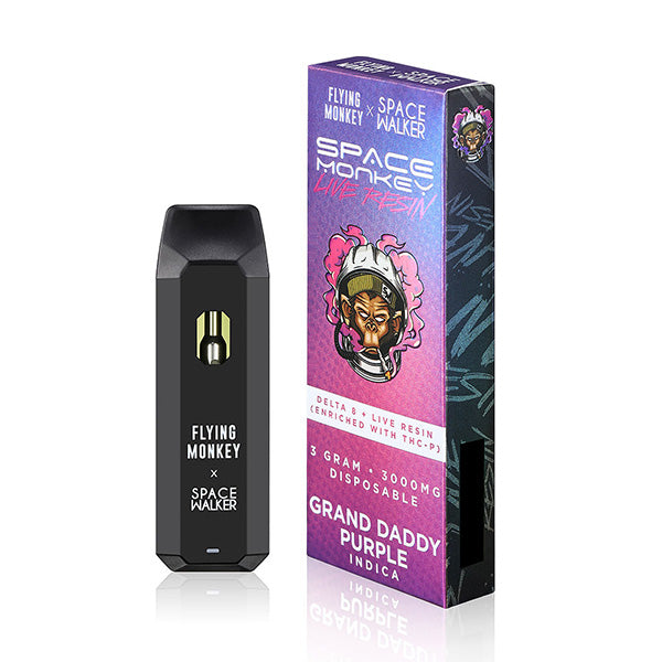 Space Monkey Live Resin Delta 8 Disposable | 3g
