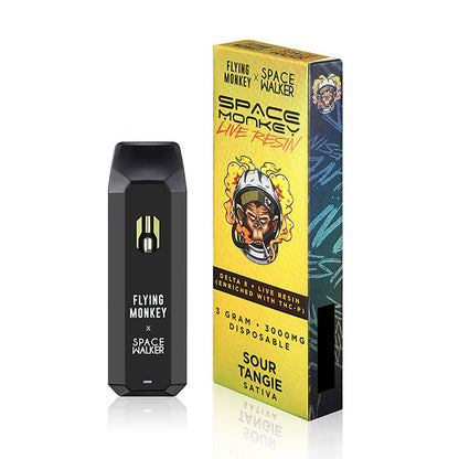 Space Monkey Live Resin Delta 8 Disposable | 3g
