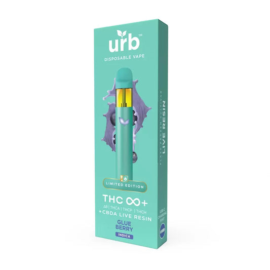 Urb THC Infinity+ Disposable 3ML - Glue Berry (Indica)