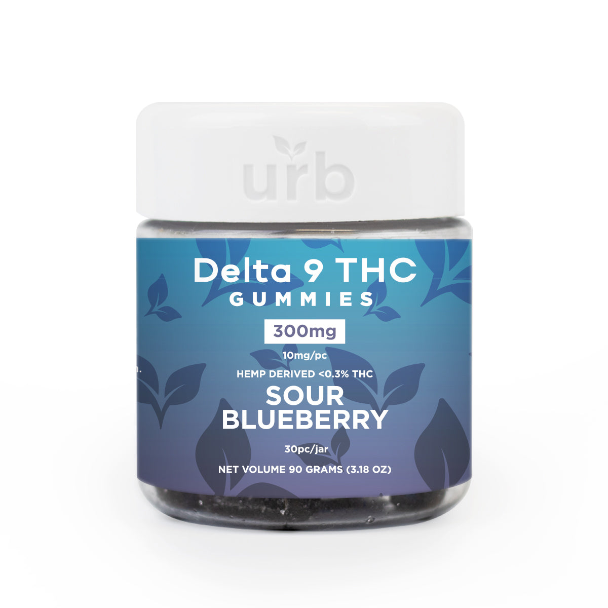 Delta 9 THC Gummy Sour Blueberry