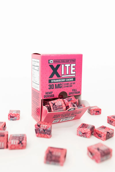 XITE Delta-9 THC Fruit Chew Taffy