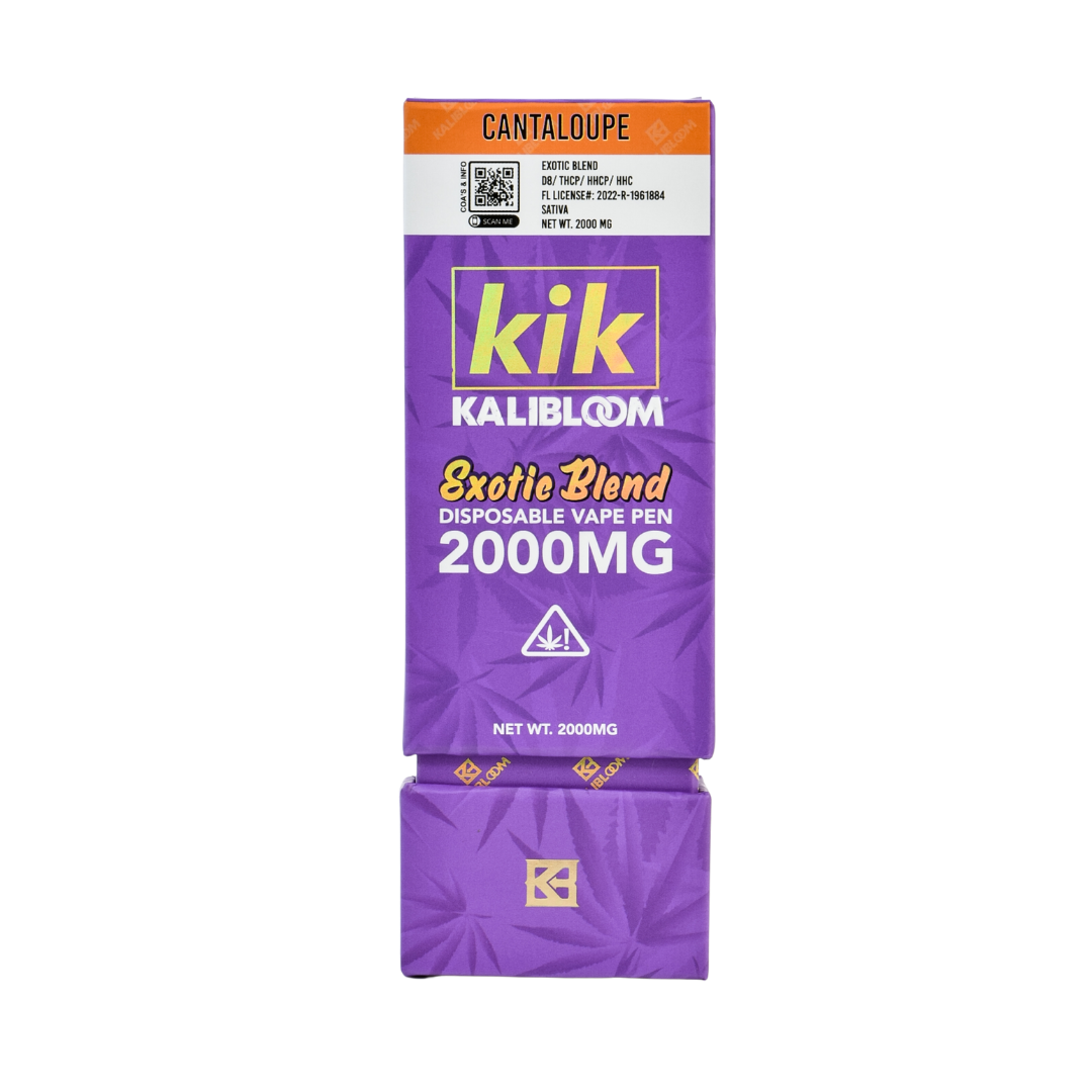 Kalibloom Kik x Packwoods HHC THC Disposable Vape, 1 Gram, 1000MG - Delta  8 Delta 10