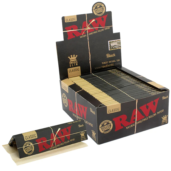 RAW Black Classic Rolling Papers