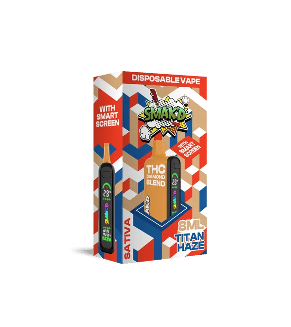 SMAK'D THC Diamond Blend Disposable 8ml - Shop Online - Destino Farms