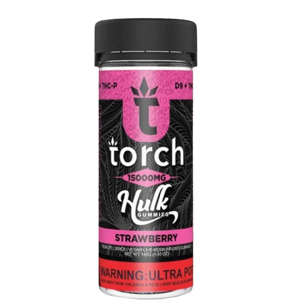 Buy Torch Live Resin D9 + THCP Hulk Gummies 15000mg Online