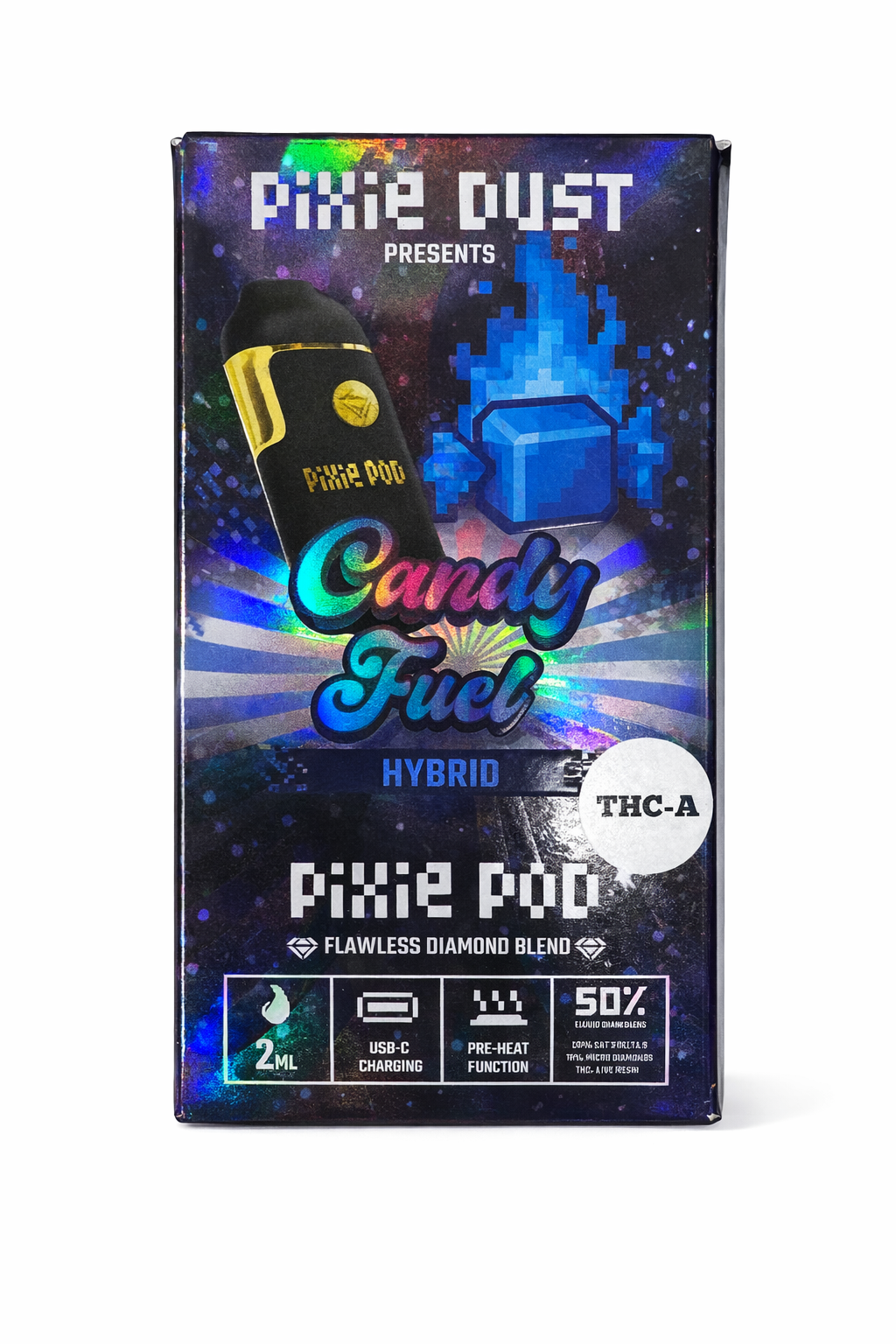pixie pod vape crystals Pods Flawless Diamond Blend THCA 2G Disposable Flavour:Frozen strawberry Tobacco Fume Prime Zero blue candy disposable