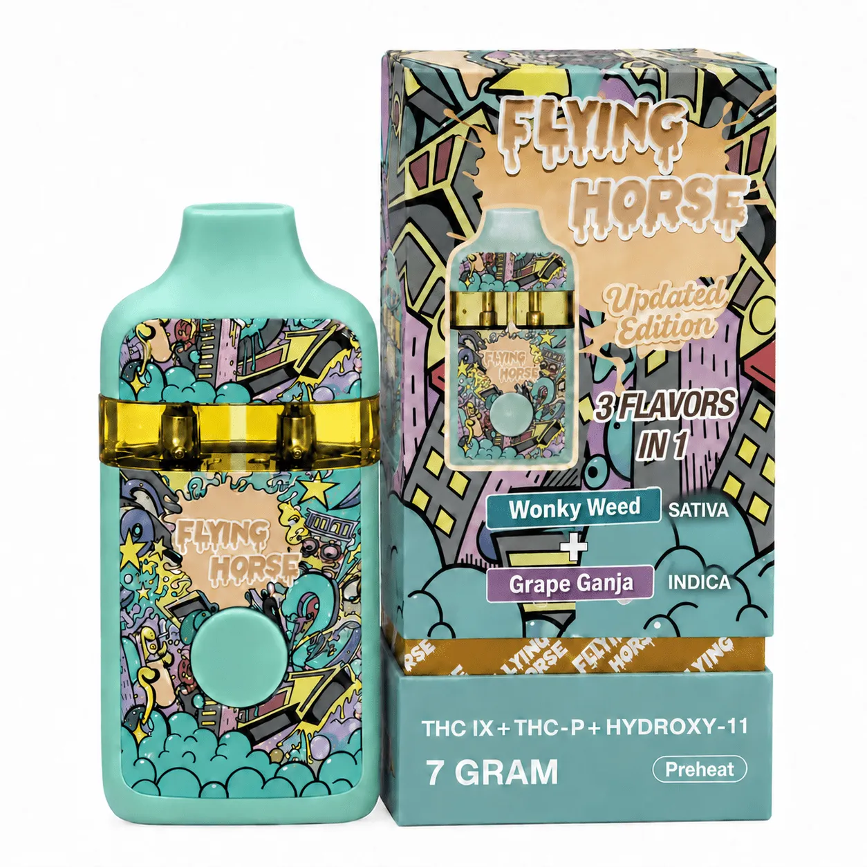 Flying Horse Stoner Blend Disposable 7g - Shop Online - Destino Farms