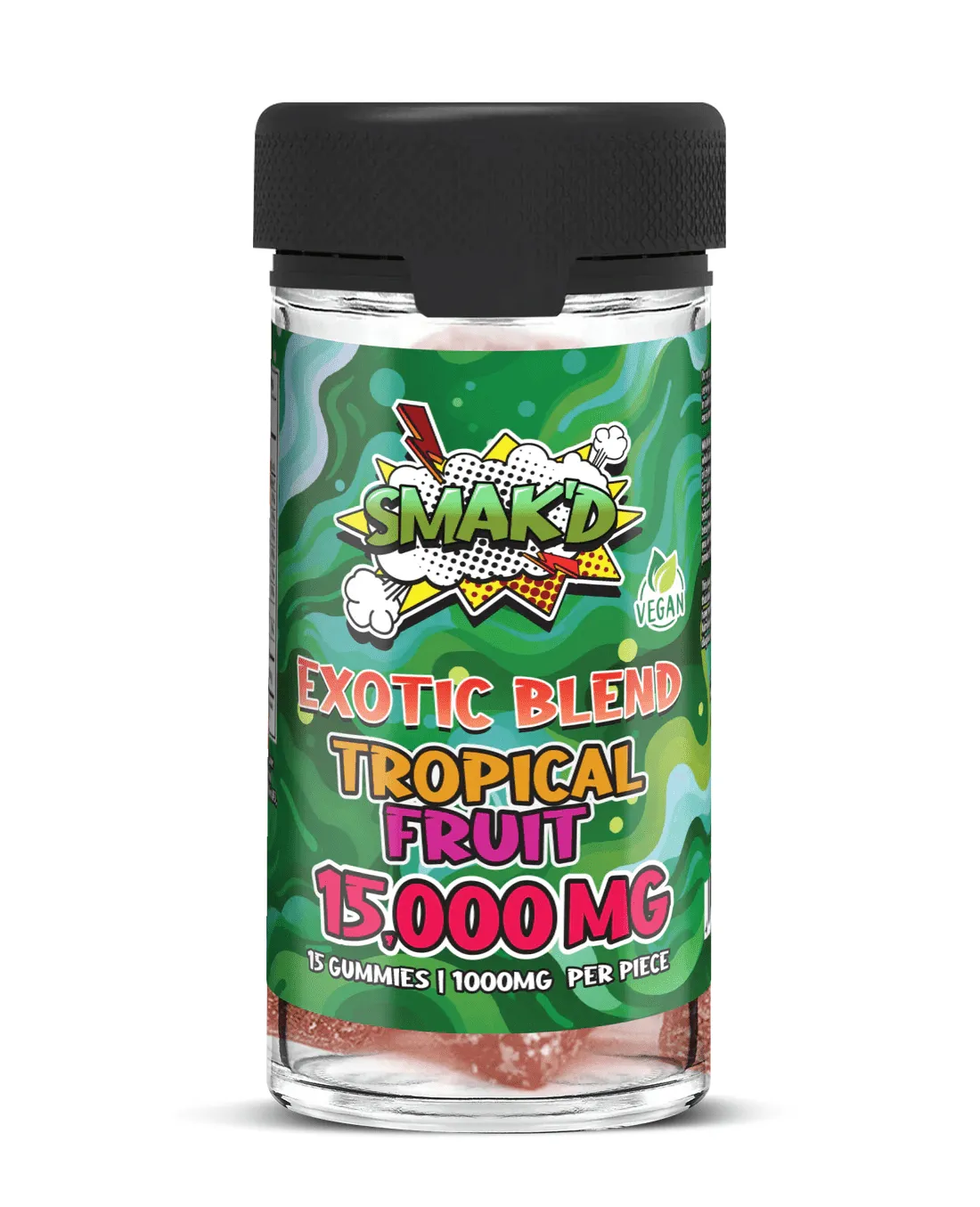 TKO Smak'd Exotic Blend Gummies 15000mg - Shop Online - Destino Farms