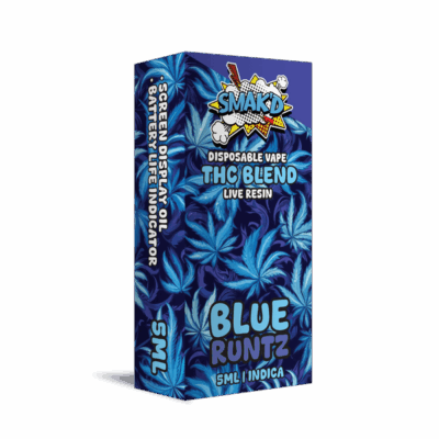 TKO Smak'd Exotic Blend Disposable THC Vape - 5ML - Blue Runtz