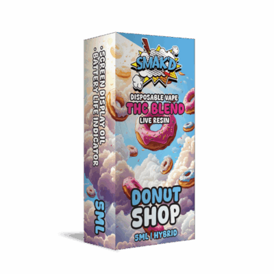TKO Smak'd Exotic Blend Disposable THC Vape I 5ML Donut Shop