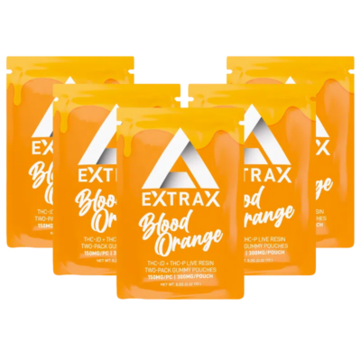 Delta Extrax Lights Out Live Resin THC-JD + THC-P 300mg Gummies - Blood Orange