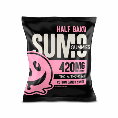 Half Bak’d Sumo Gummies | 2 Count - Cotton Candy Swirl
