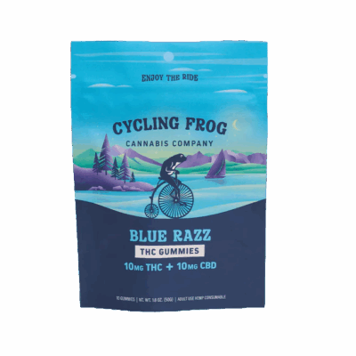 Cycling Frog Gummies 10ct bluerazz