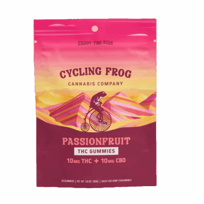 Cycling Frog Gummies 10ct passionfruit