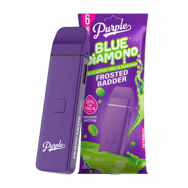 Buy Purple Organics Blue Diamond Disposable BLUE LOTUS + THCA DIAMOND - 6  Grams Online