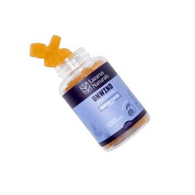 Lazarus Naturals CBD+THC GUMMIES, UNWIND, Passion Fruit - 40 ct / 10ct