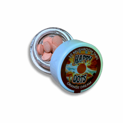 Wonderland Orange Dream Legal Psychedelic Mushroom Dots 10 count 3