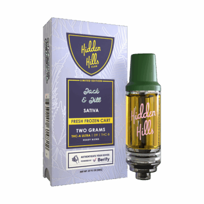 Hidden Hills Fresh Frozen Cart - 2g Cartridge Heady Blend | Jack & Jill (Sativa)