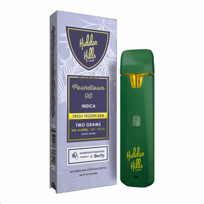 Hidden Hills Poundtown OG Fresh Frozen Bar Disposable - 2g Heady Blend