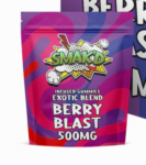 Smak’d Exotic Blend Gummies | 500mg Berry Blast