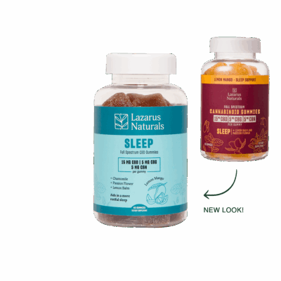 Lazarus Naturals CBD Gummies Cannabinoid Sleep 10ct