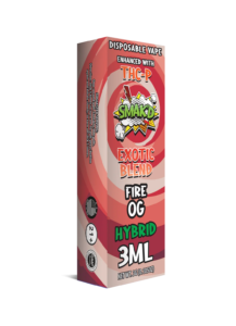 TKO Smak’d Exotic Blend Disposable THC Vape | 3ML Fire OG