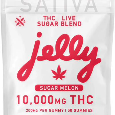Jelly THC Live Sugar Blend Gummies 10,000mg 50 Count – Various Flavors