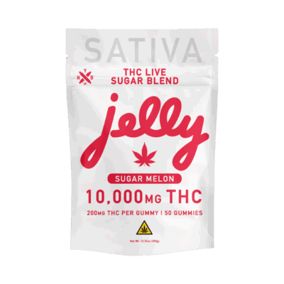 Jelly Live Sugar Blend THC- Gummies sugar melon