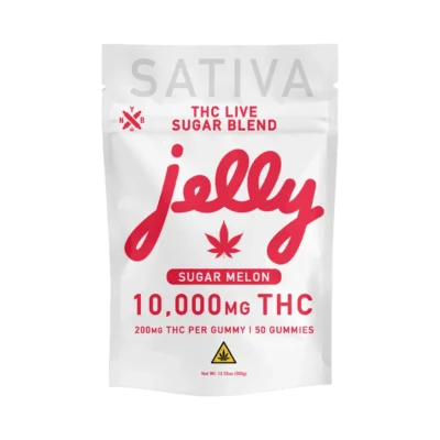 Jelly THC Live Sugar Blend Gummies 10,000mg 50 Count – Various Flavors