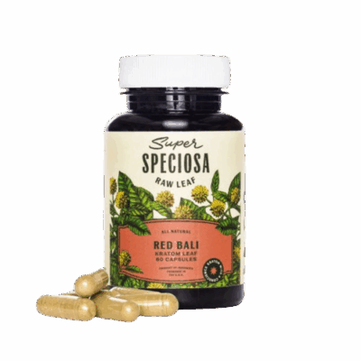 Super Speciosa Red Bali Kratom Capsules