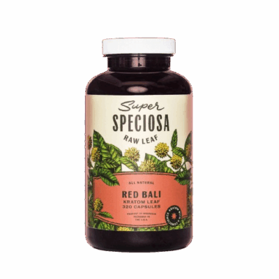 Super Speciosa Red Bali Kratom Capsules