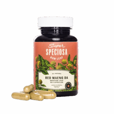 Super Speciosa Red Maeng Da Kratom Capsules
