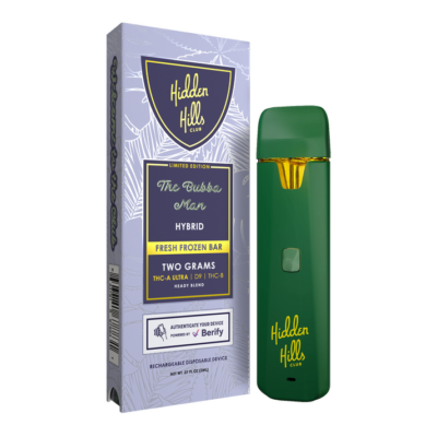 Hidden Hills The Bubba Man Fresh Frozen Bar Disposable - 2g Heady Blend
