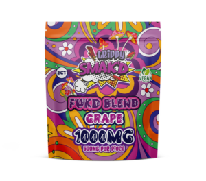 Trippy Smak'd 1000mg Fukd Blend Mushroom Gummies - Grape2