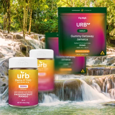 Urb Delta 9 THC Gummies Passionfruit Mango