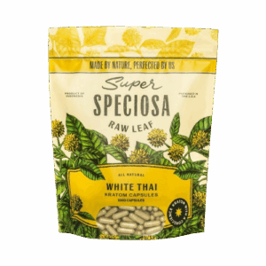 White Thai Kratom Capsules 1000ct