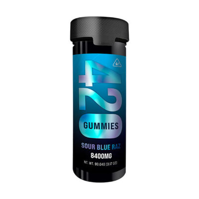 Flying Monkey THCA 420 Gummies | (20ct) 8400mg - Sour Blue Razz