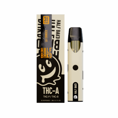 Half Bak’d THC-A Disposable | 3g - LA Cookies (Hybrid)