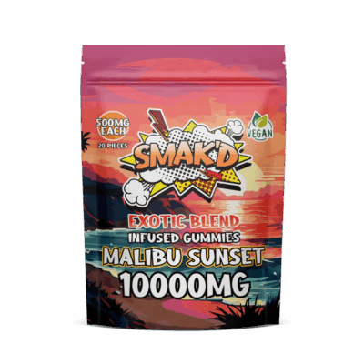 malibu sunset delta 8 thc infused gummies - 10000 MG