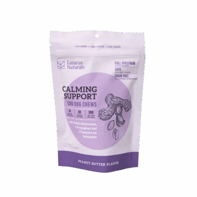 lazarus naturals calming support cbd dog chews